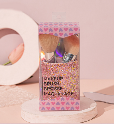 Simply Dazzled Storage and Brush Set in Pink