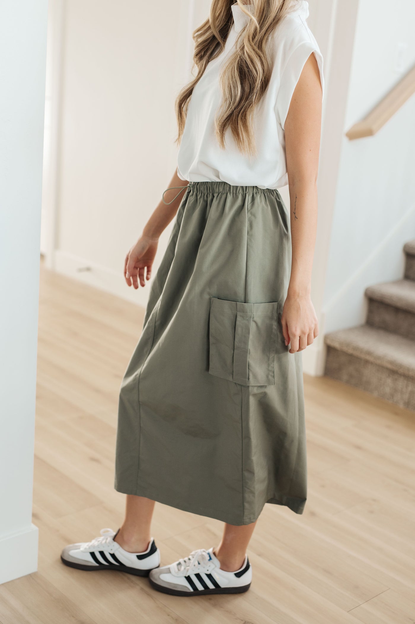 Explain It Away Cargo Skirt