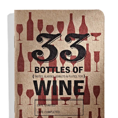 PREORDER: 33 Bottles of Wine Tasting Notebook