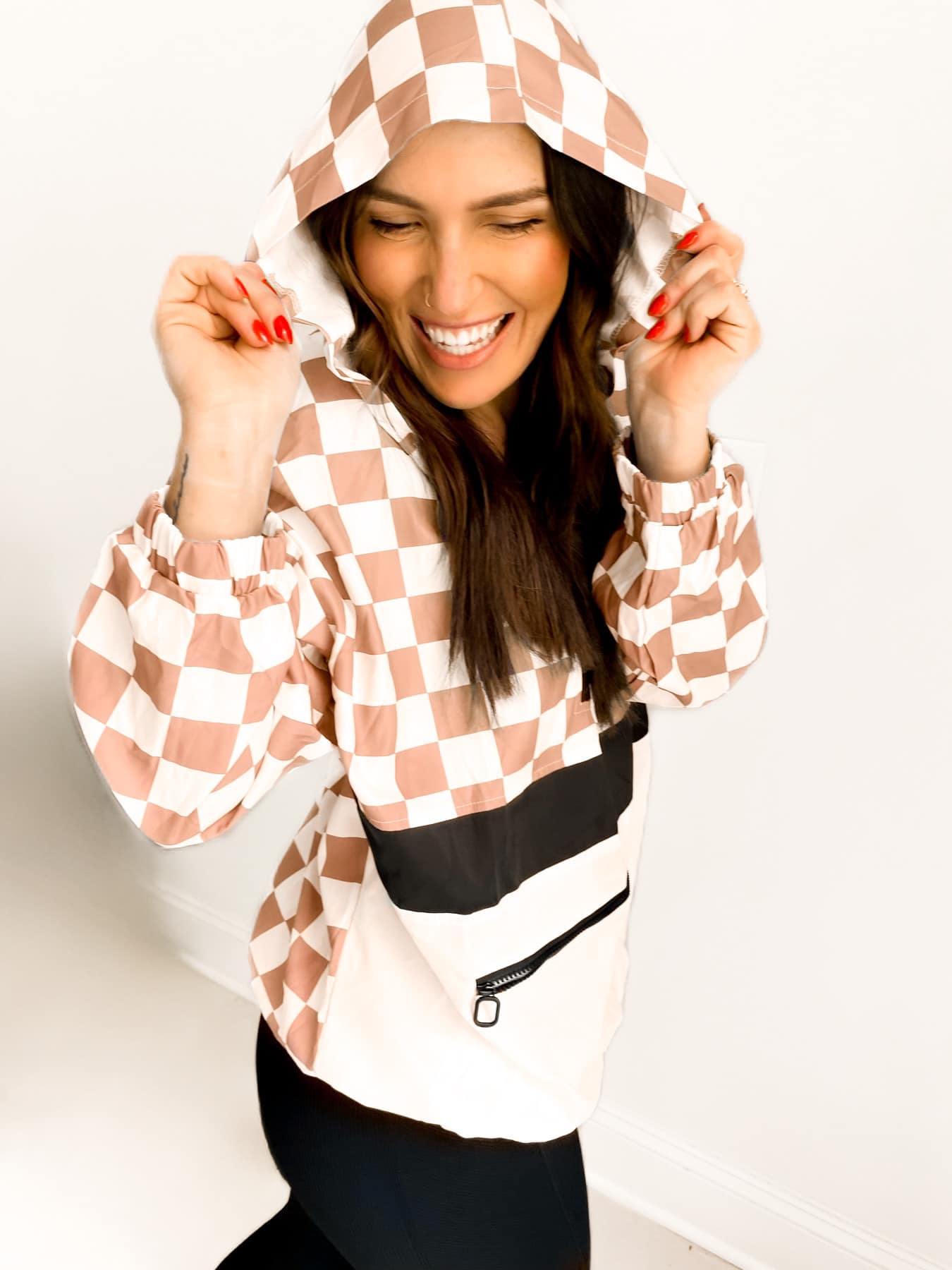 PREORDER: Cody Checkered Windbreaker in Adult Sizing