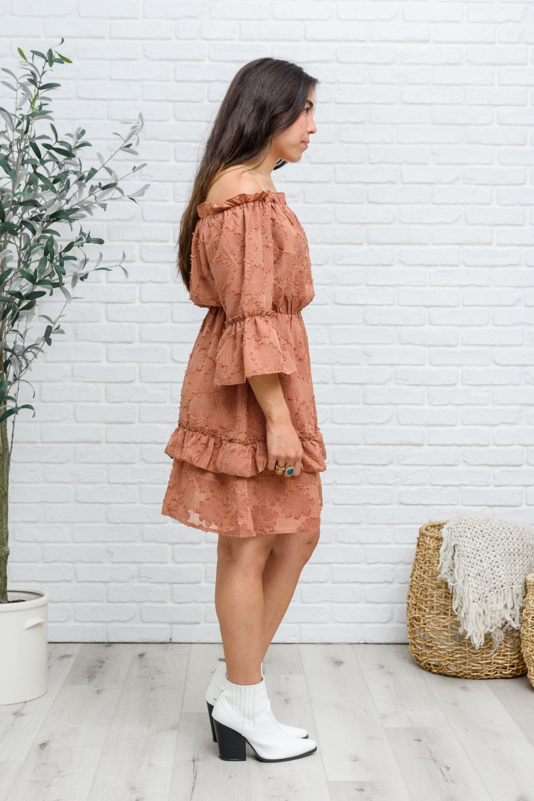 Hello, Goodbye Ruffle Dress