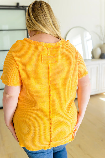 A Wink and a Smile Waffle Knit Top