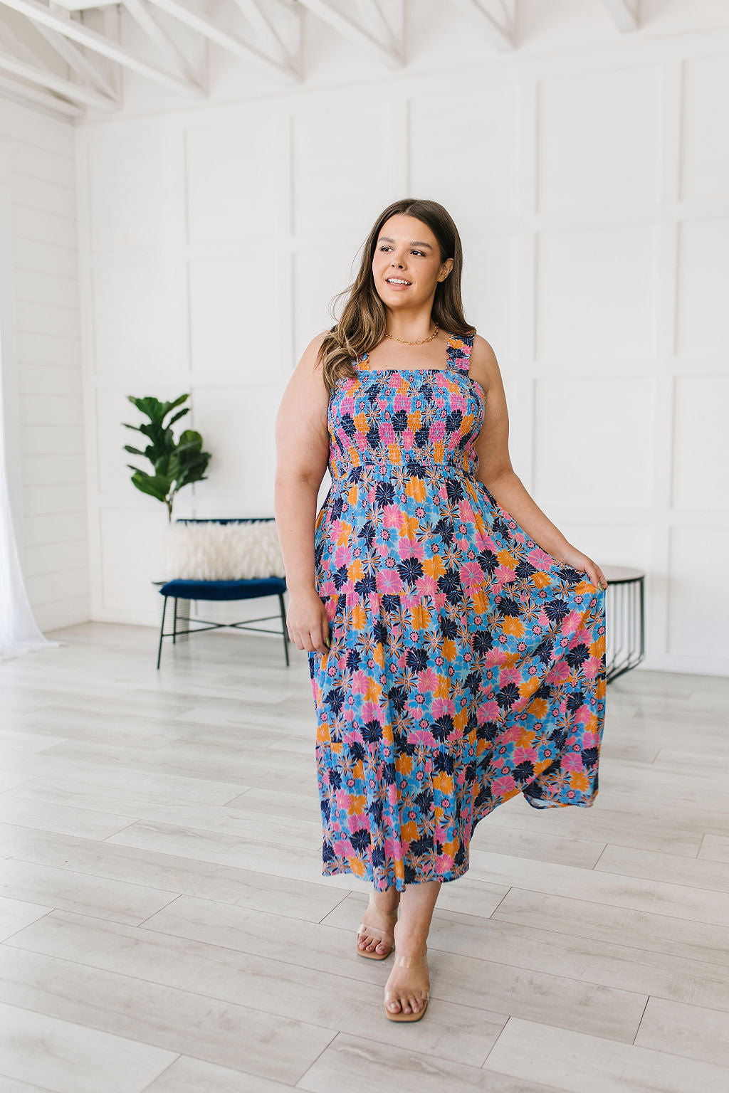 Along The Way Floral Maxi