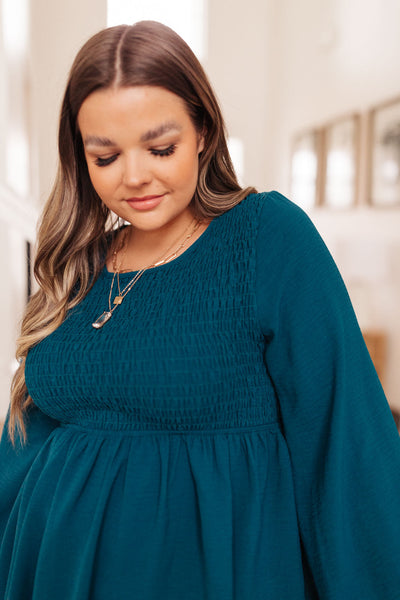 Annalise Top In Deep Teal