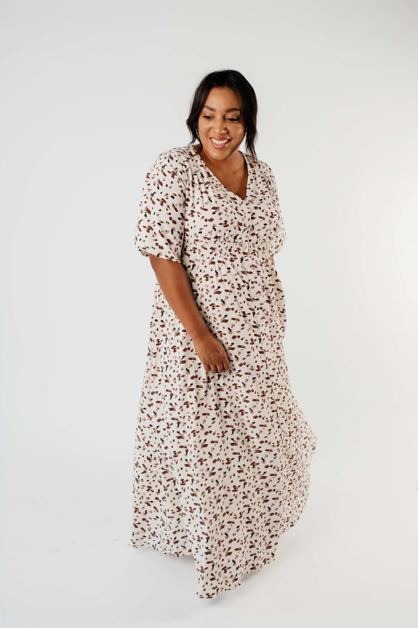 Falling For Spots Maxi Dress