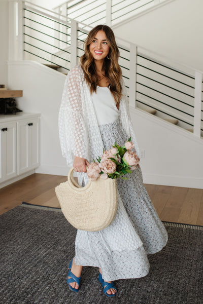 Beachside Babe Kimono In Ivory