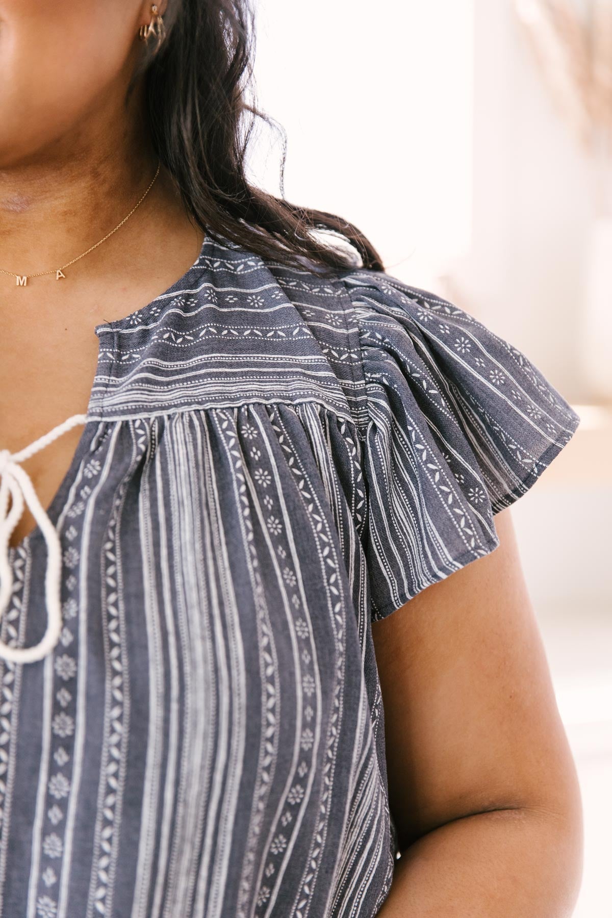 Classic Printed Blouse