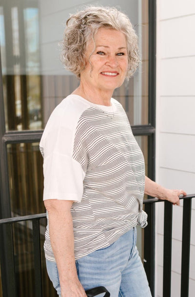 Cozy In Stripes Top