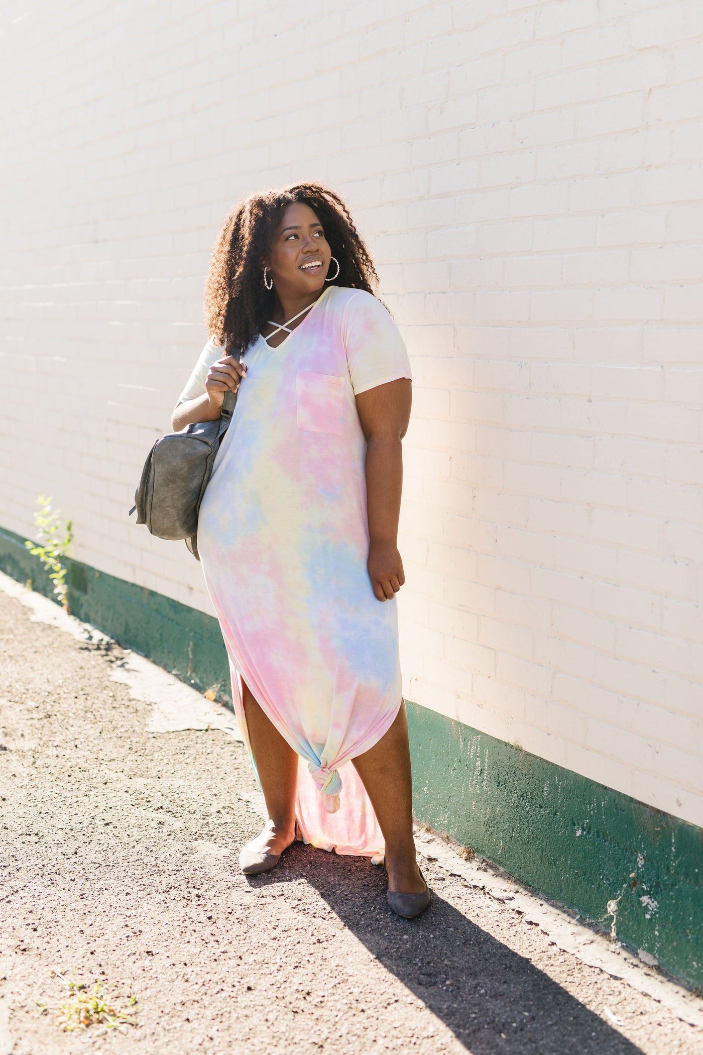 Crossing Over Tie Dye Maxi