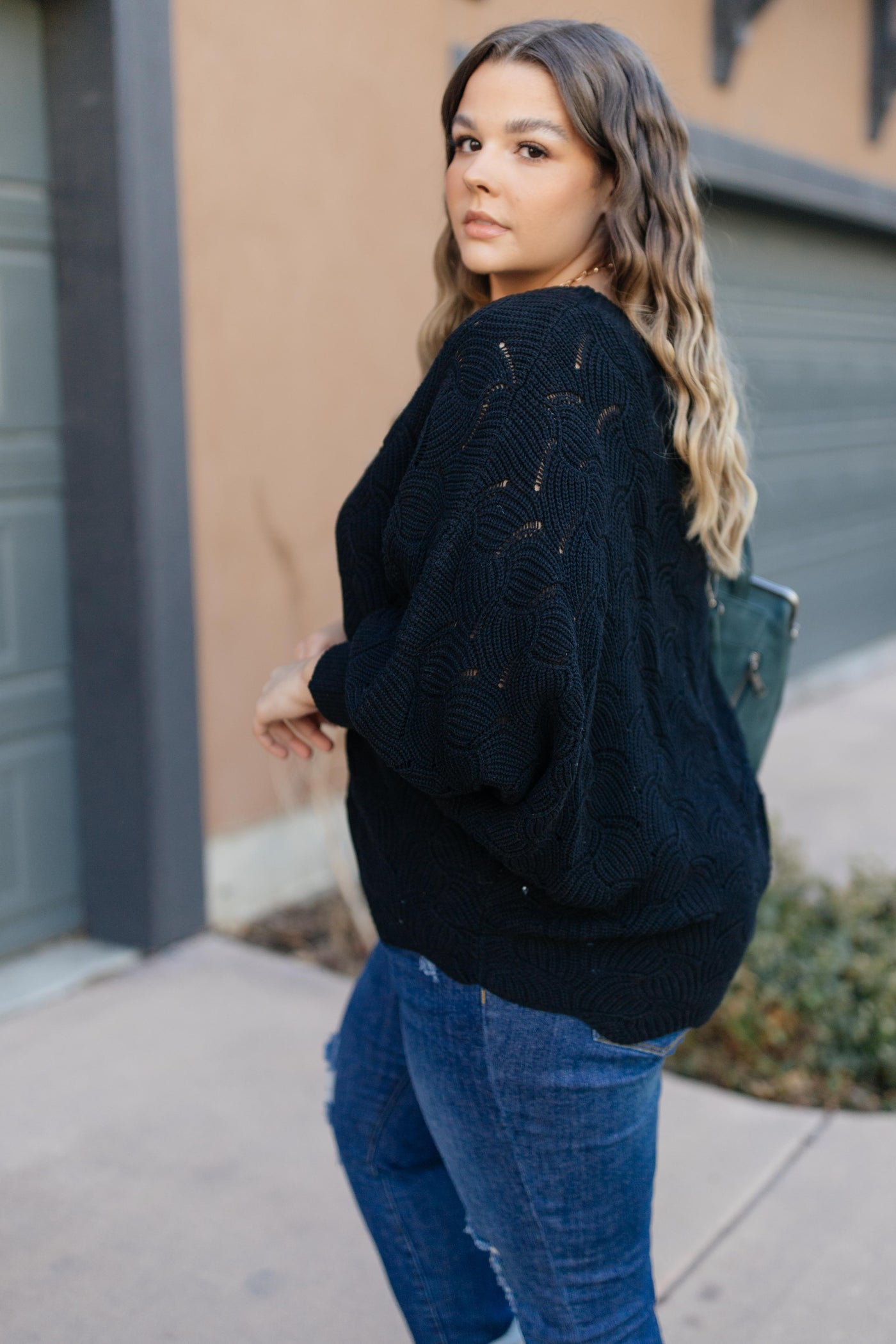 Designed For Details Sweater in Black