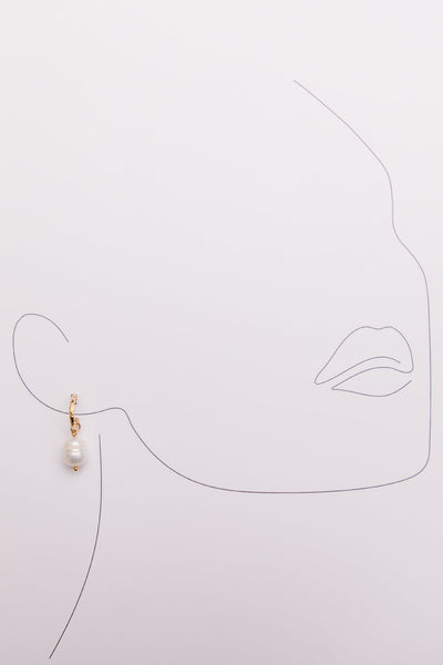 Drops Of Pearl Earrings