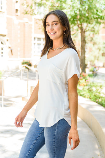 Feel The Zen Tee in Ivory