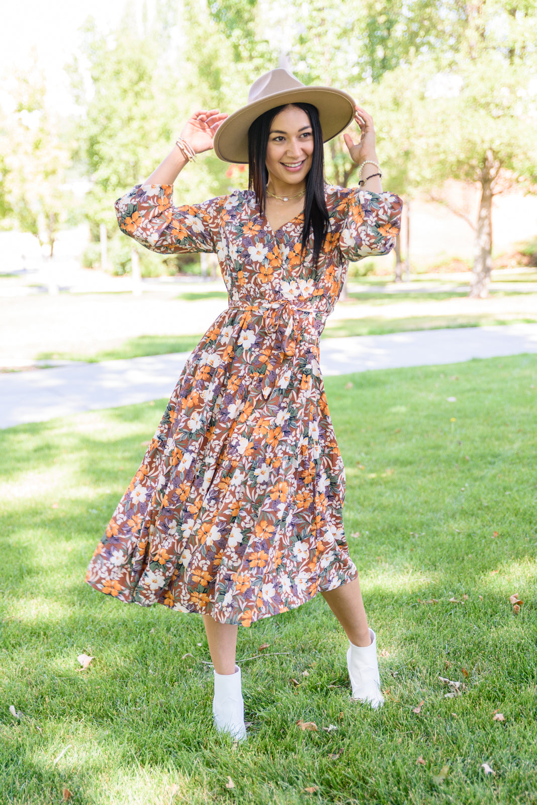 Floral Vibrations Dress