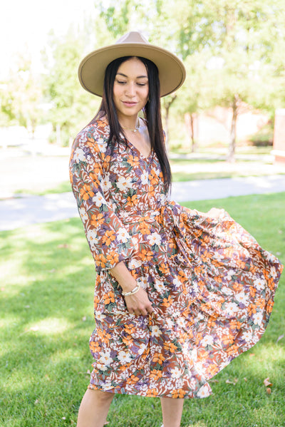 Floral Vibrations Dress