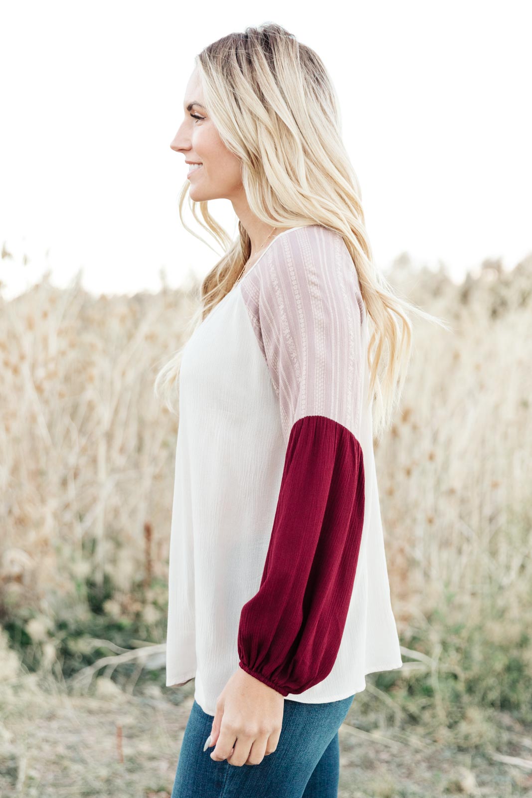 Fortuna Top in Mauve