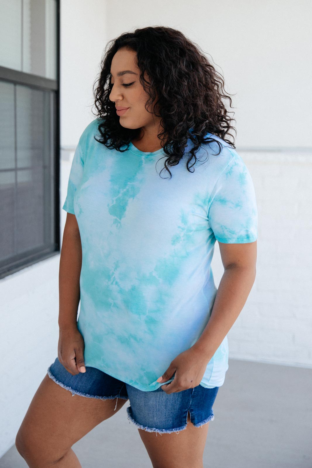 Aqua Escape Tie Dye Top