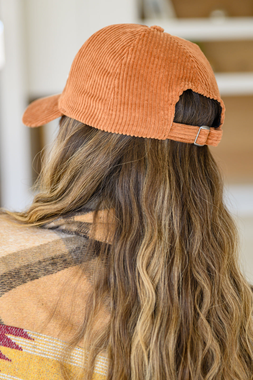 Grateful Corduroy Baseball Cap In Brown