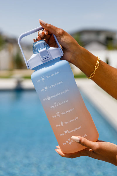 Happy Hydrations Water Bottles Blue