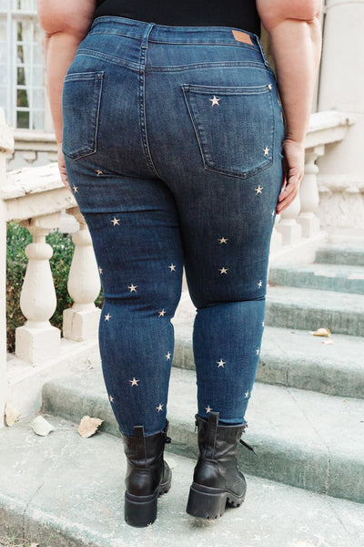 High Rise Starlight Skinnies