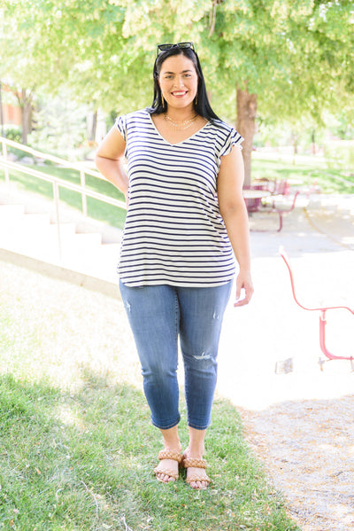 Hot Shot Striped Top