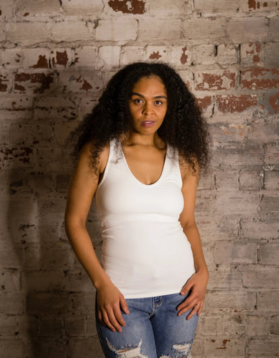 PREORDER: V-Neck Brami Tank in Marsala