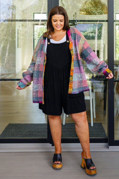 Nothing But Adventure Plaid Cardigan