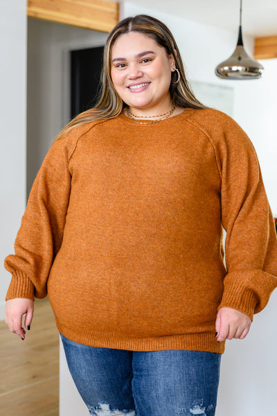 In Warm Arms Sweater in Rust