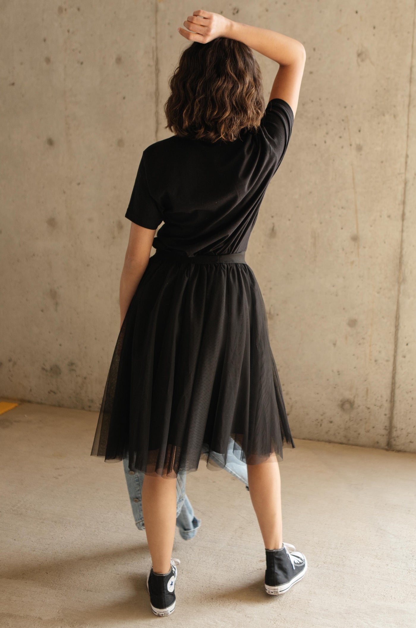 Indulge Tulle Skirt In Black