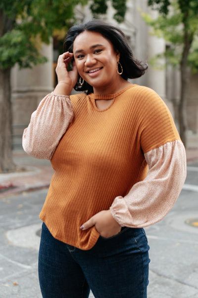 Jennica Top in Warm Spice