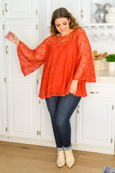 More Than Ever Trapeze Lace Top