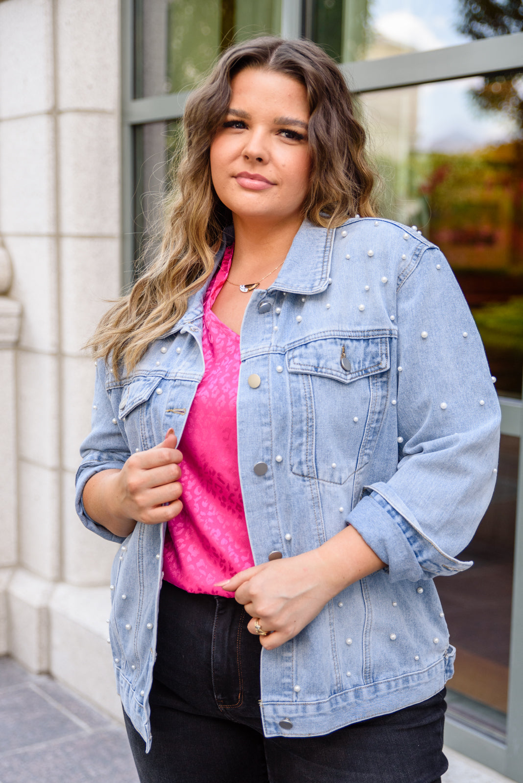 Pearl Baby Jean Jacket