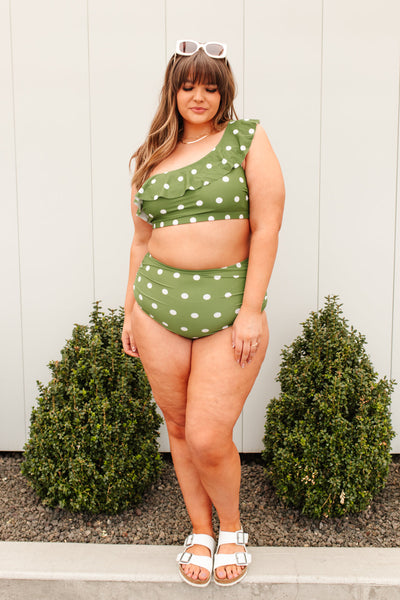 Polka Dot Oasis Swimsuit Top