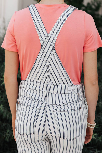 Railroad Stripe Overalls