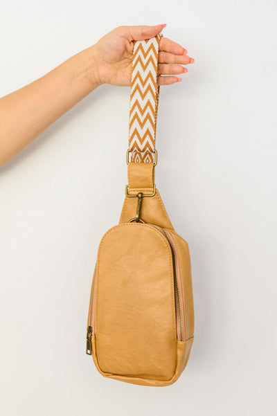 Rowan Sling Bag In Camel