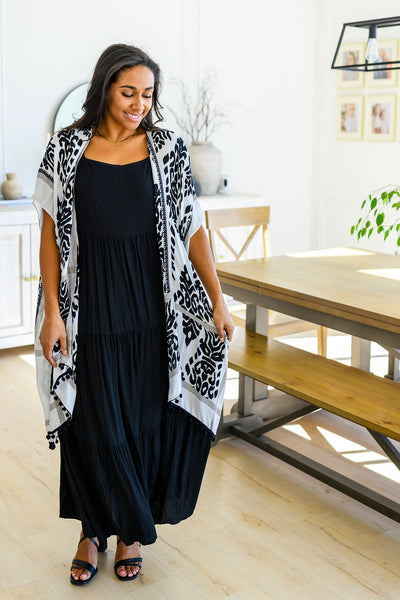 Side Trip Draped Kimono