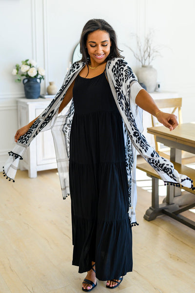 Side Trip Draped Kimono