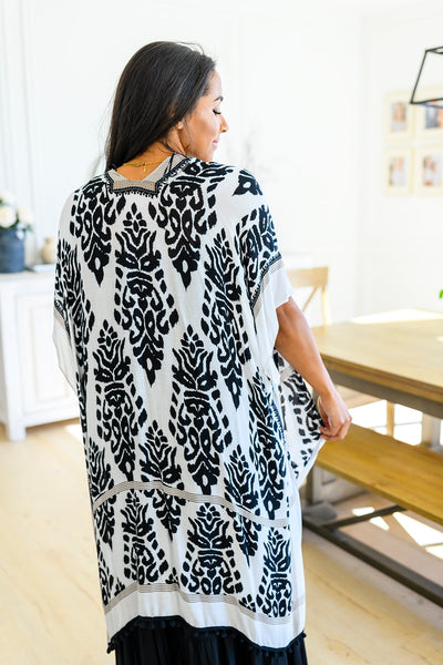 Side Trip Draped Kimono