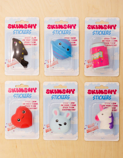 Squishy Stickers in 24 Options