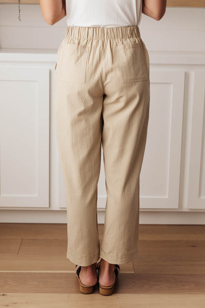 Transitions Cropped Pants In Sand