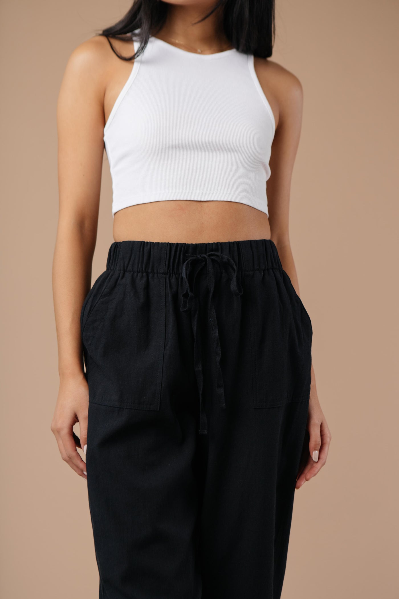 Transitions Cropped Pants In Black