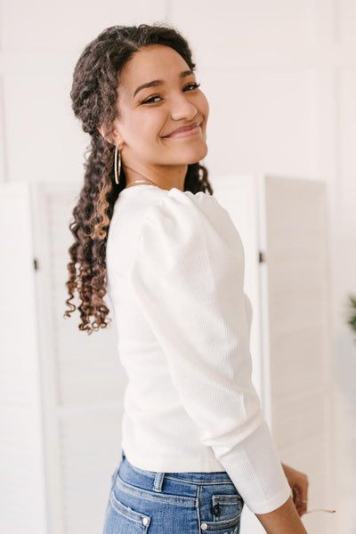 Very Pretty Top in Ivory