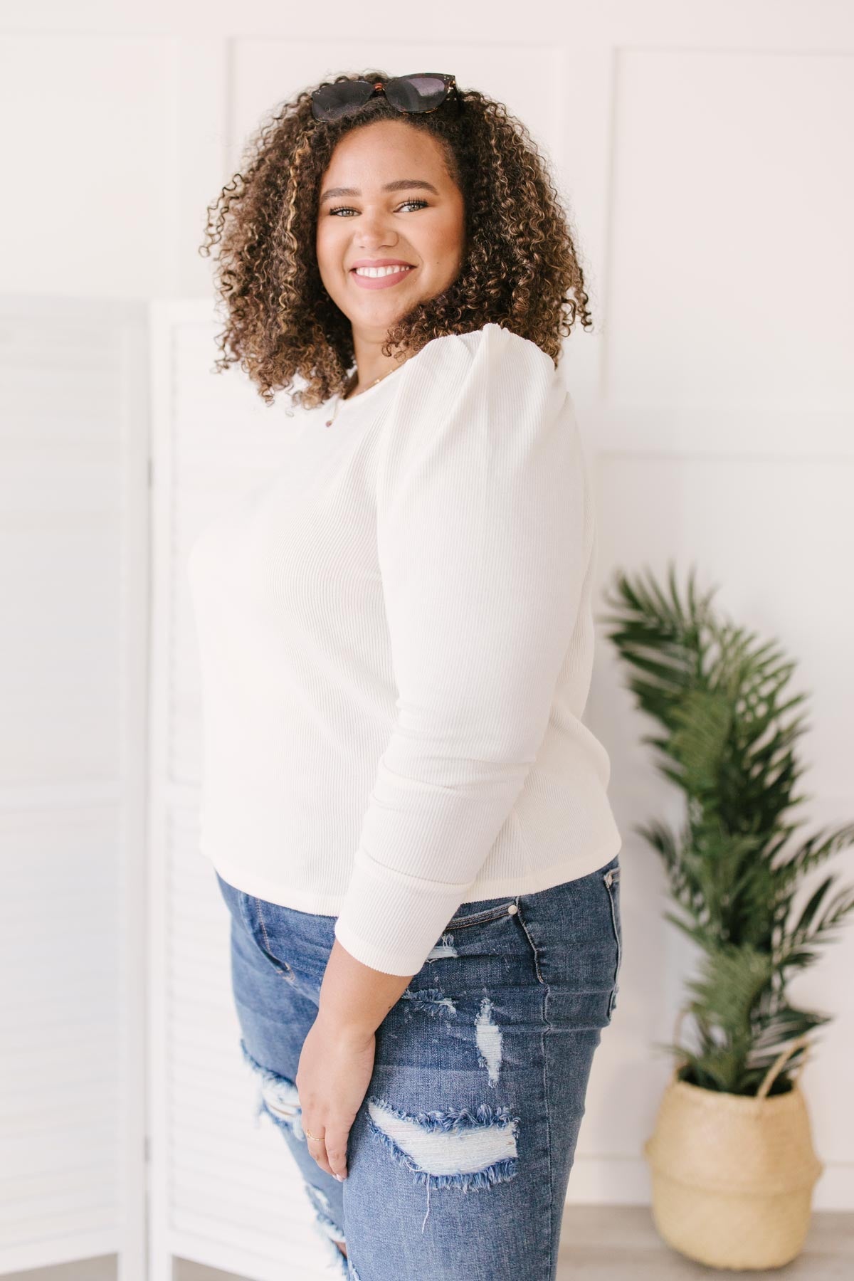 Very Pretty Top in Ivory