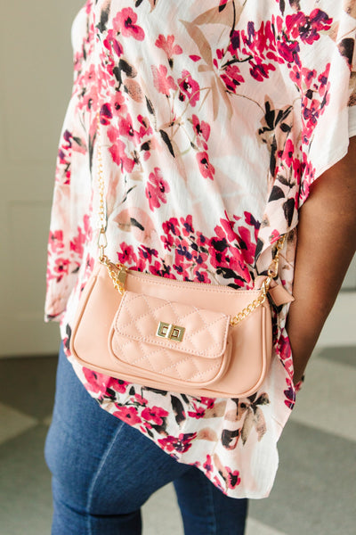 Willa Cross body Bag in Blush