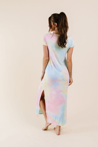 Crossing Over Tie Dye Maxi