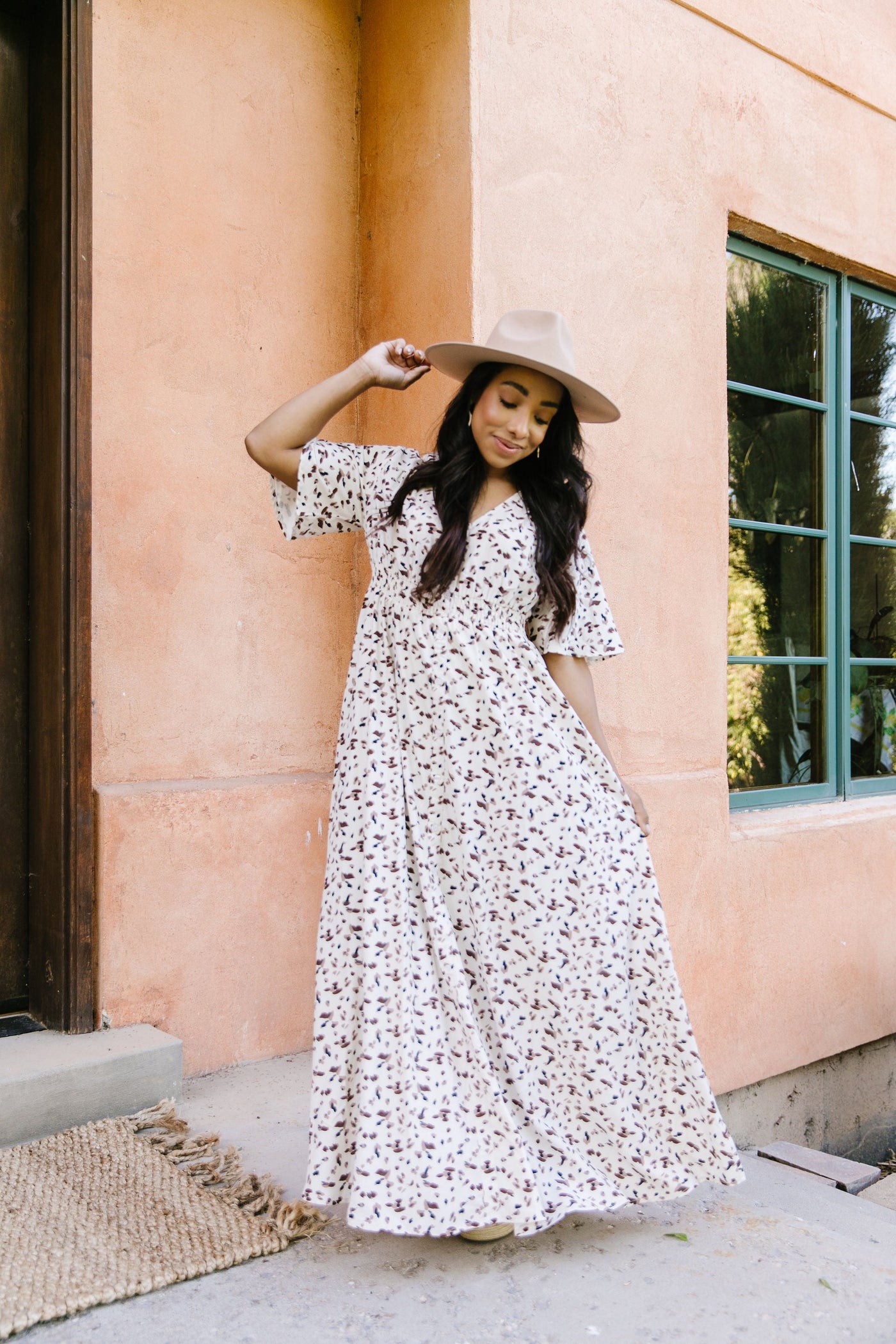 Falling For Spots Maxi Dress